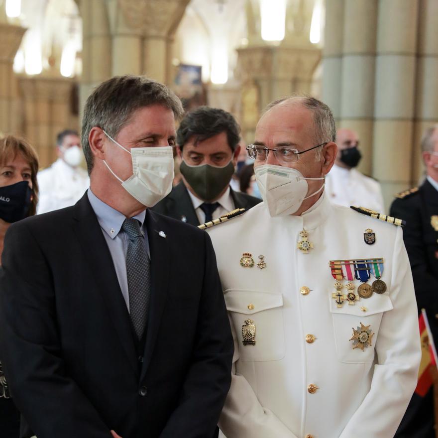 Misa del Carmen en la comandancia naval de Gijón