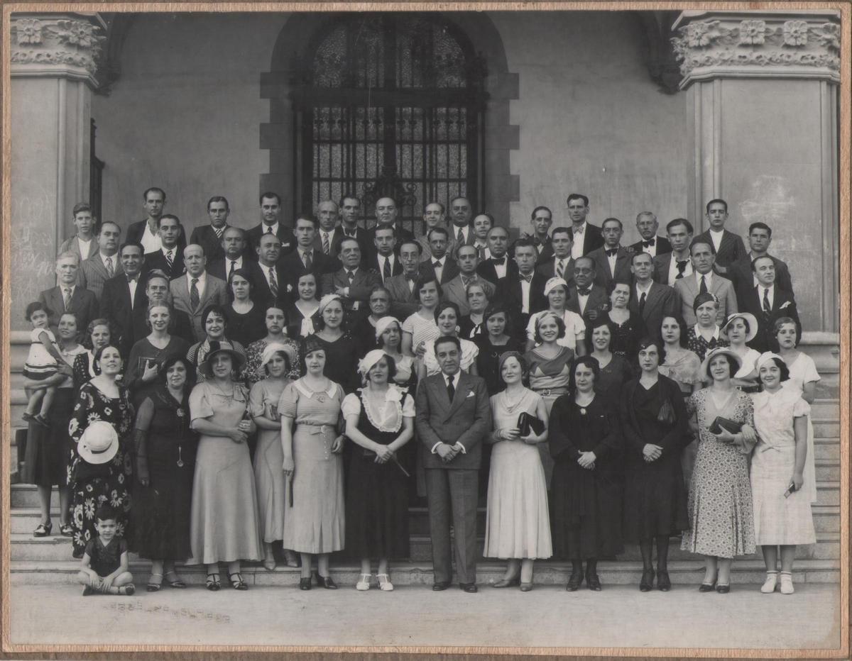 La compañía Enrique Rambal en 1933.