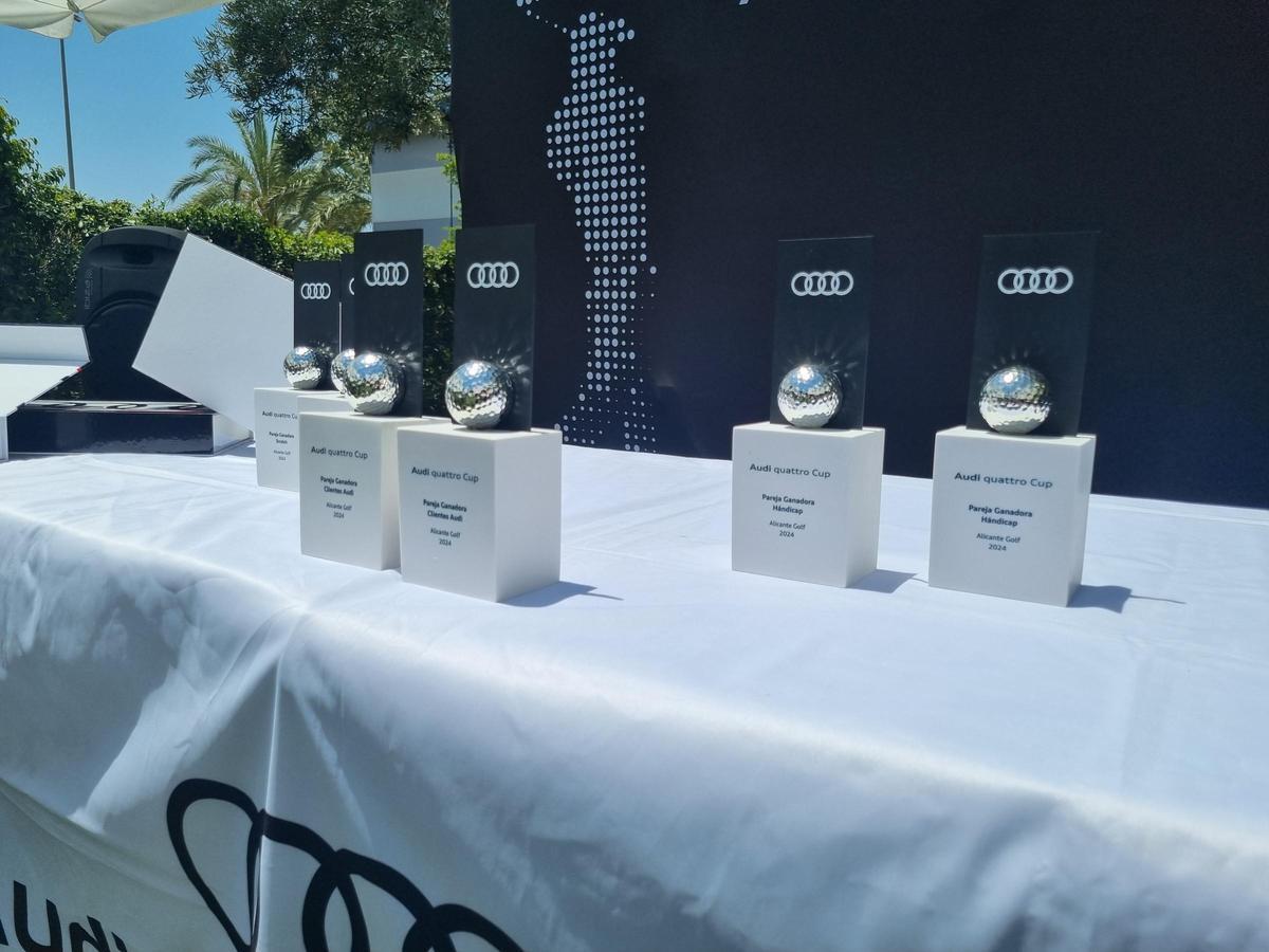 Premios del torneo organizado por Audi Motor Pacífico.