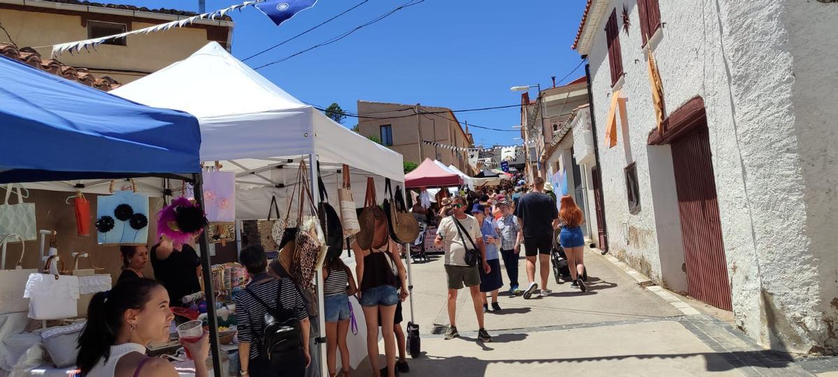 Trasmoz ha convertido sus calles en un mercado.