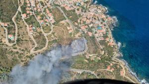 Aquí es va iniciar l’incendi de Llançà causat per una burilla