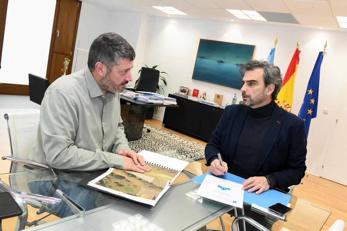 Francisco Calo, esquerda, e Diego Calvo.