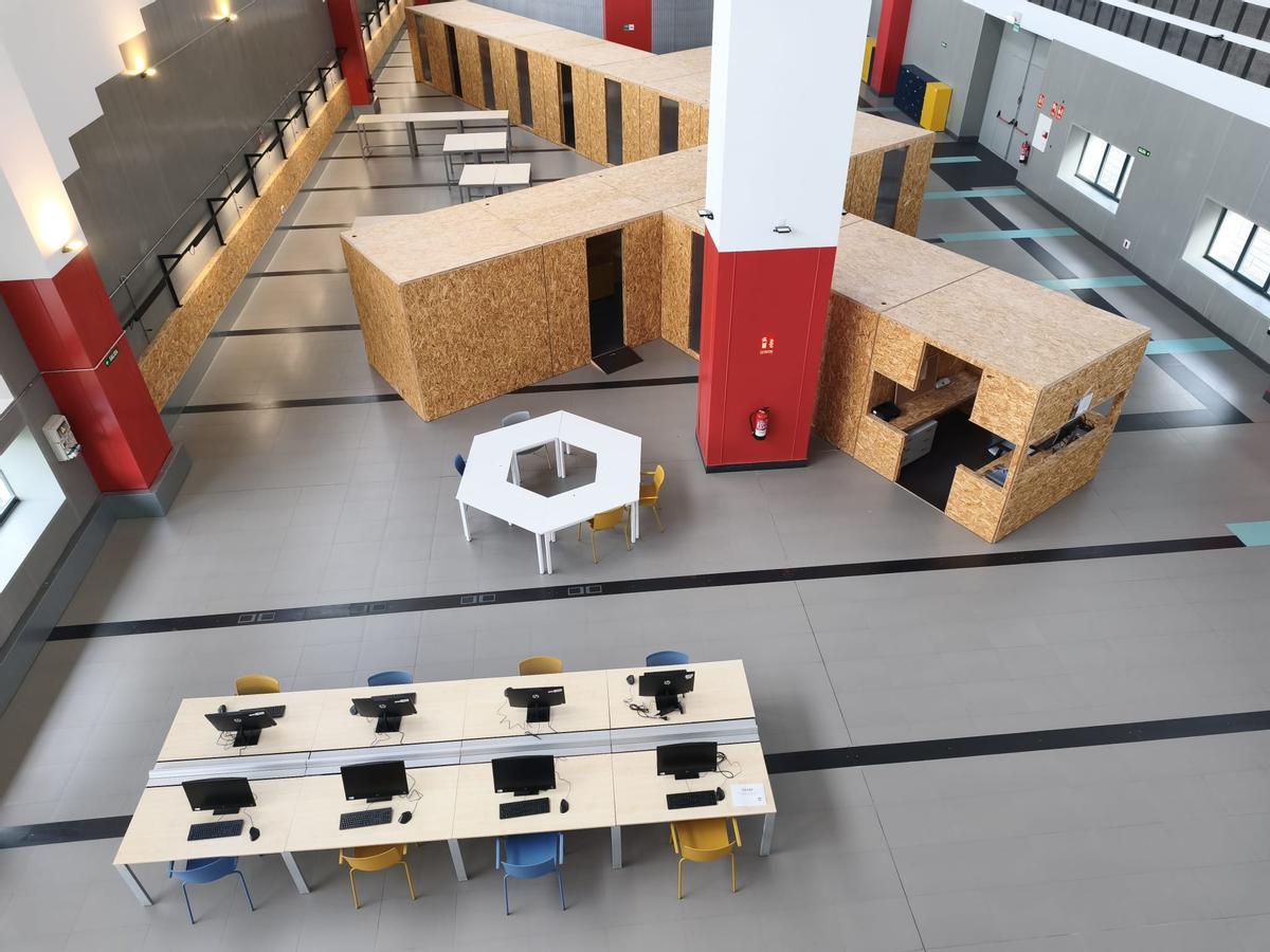 Instalaciones del Cenif, ubicadas en Laboral Centro de Arte y Creación Industrial.