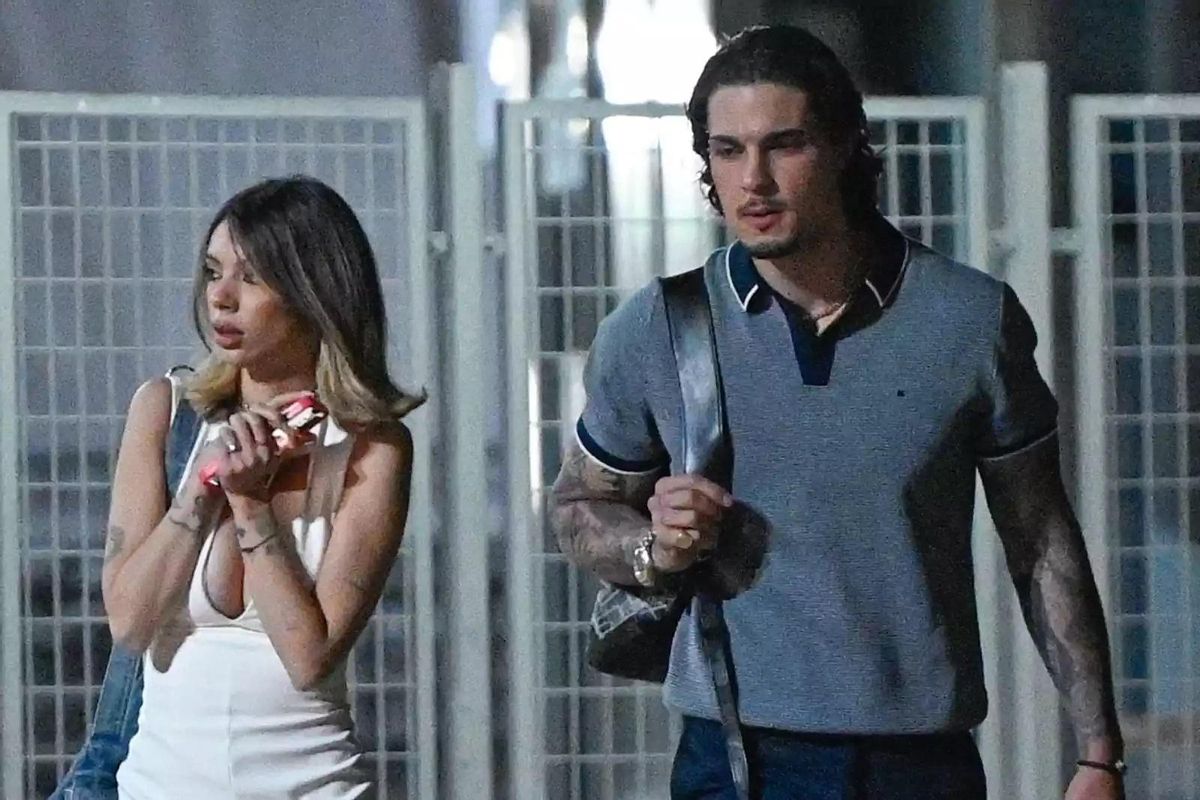 La pareja formada por Alejandra Rubio y Carlo Constanzia