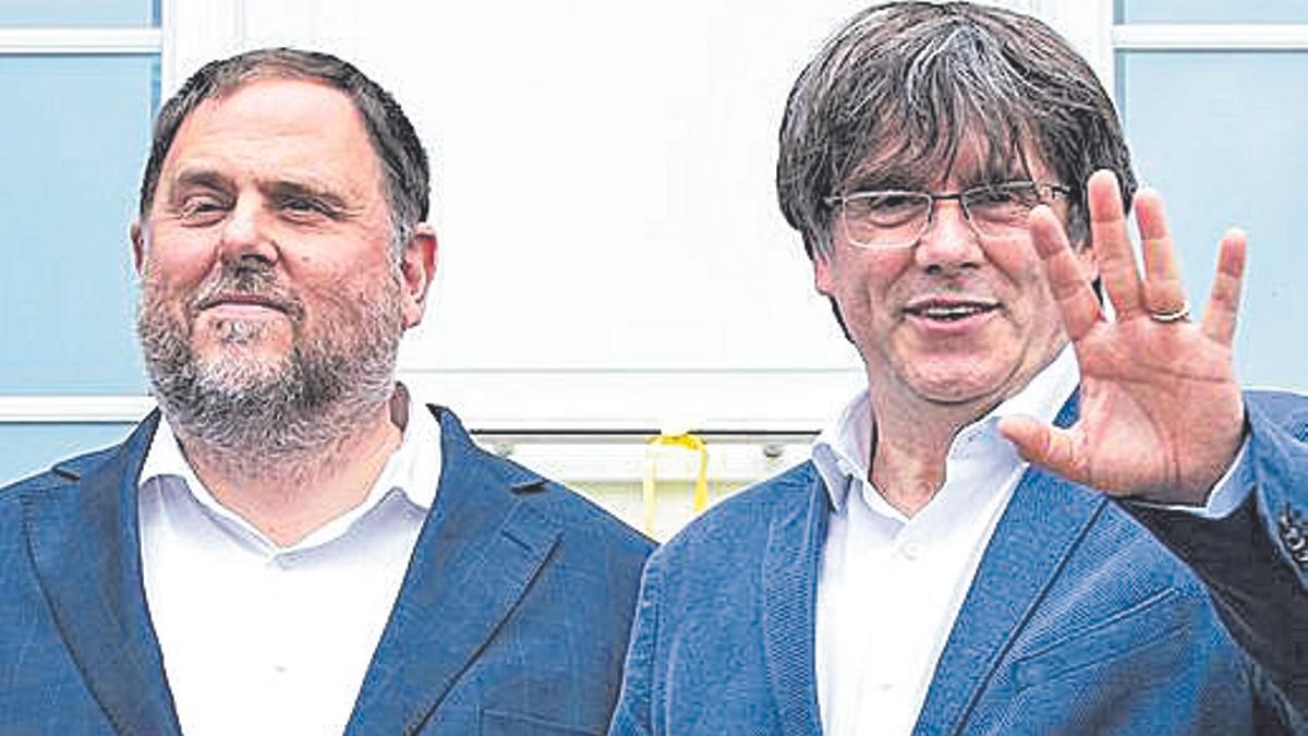 Junqueras y Puigdemont.