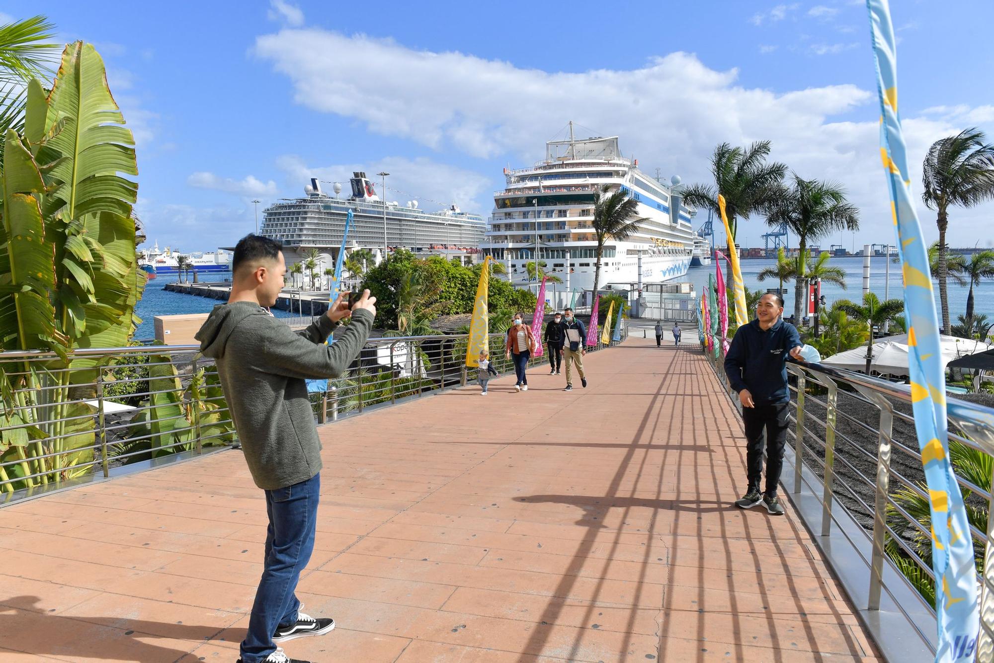 Cruceros en el Puerto de Las Palmas (07/11/2021)