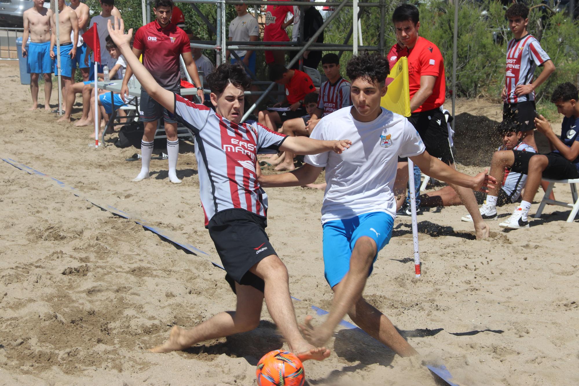 Campionats de Catalunya de futbol platja a Roses