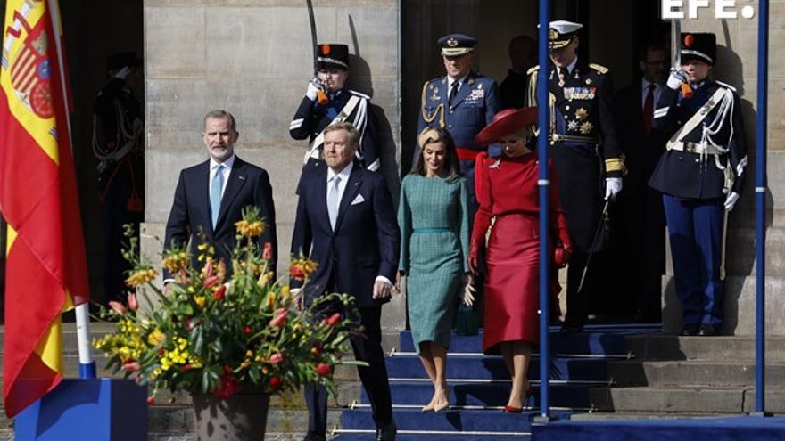 Los reyes de España y de Países Bajos impulsan el eje de hidrógeno verde Bilbao-Ámsterdam.