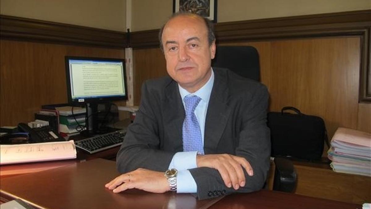 El presidente del Tribunal Superior de Justícia de Catalunya (TSJC), Jesús María Barrientos.