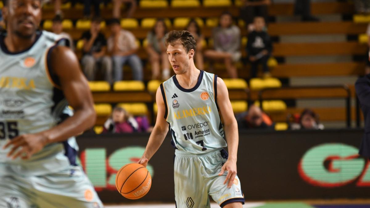 Dan Duscak, en el partido ante el Ourense