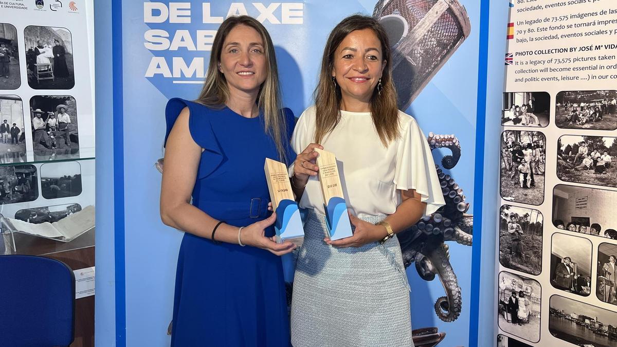 La chef Lucía Freitas y la conselleira Marta Villaverde, nuevas embajadoras de los pescados y mariscos de Laxe