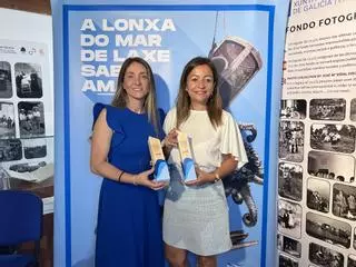 Lucía Freitas y Marta Villaverde, nuevas embajadoras de los pescados y mariscos de Laxe