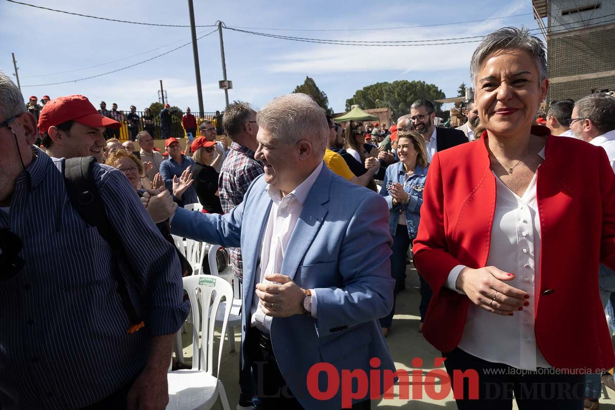 Presentación de José Vélez como candidato del PSOE a la presidencia de la Comunidad