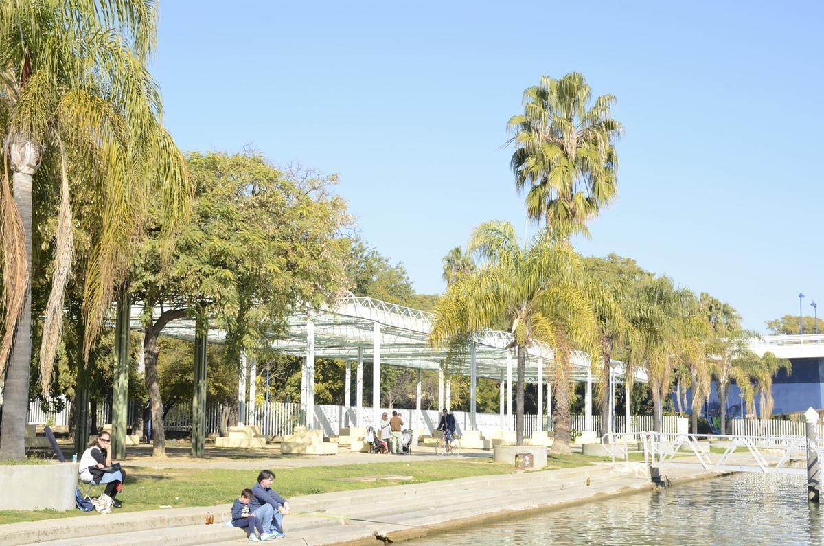 Orilla del río en Sevilla
