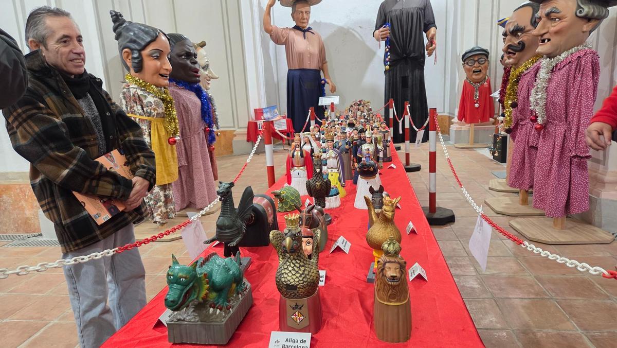 Exposición de miniaturas de Nanos i Gegants en Vinaròs.