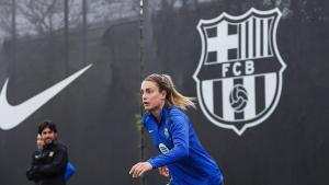 Alexia durante el entrenamiento previo a biajas a Londres