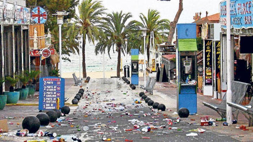 Calles como Punta Ballena (Magaluf) recibirán la consideración de ´zonas P´.