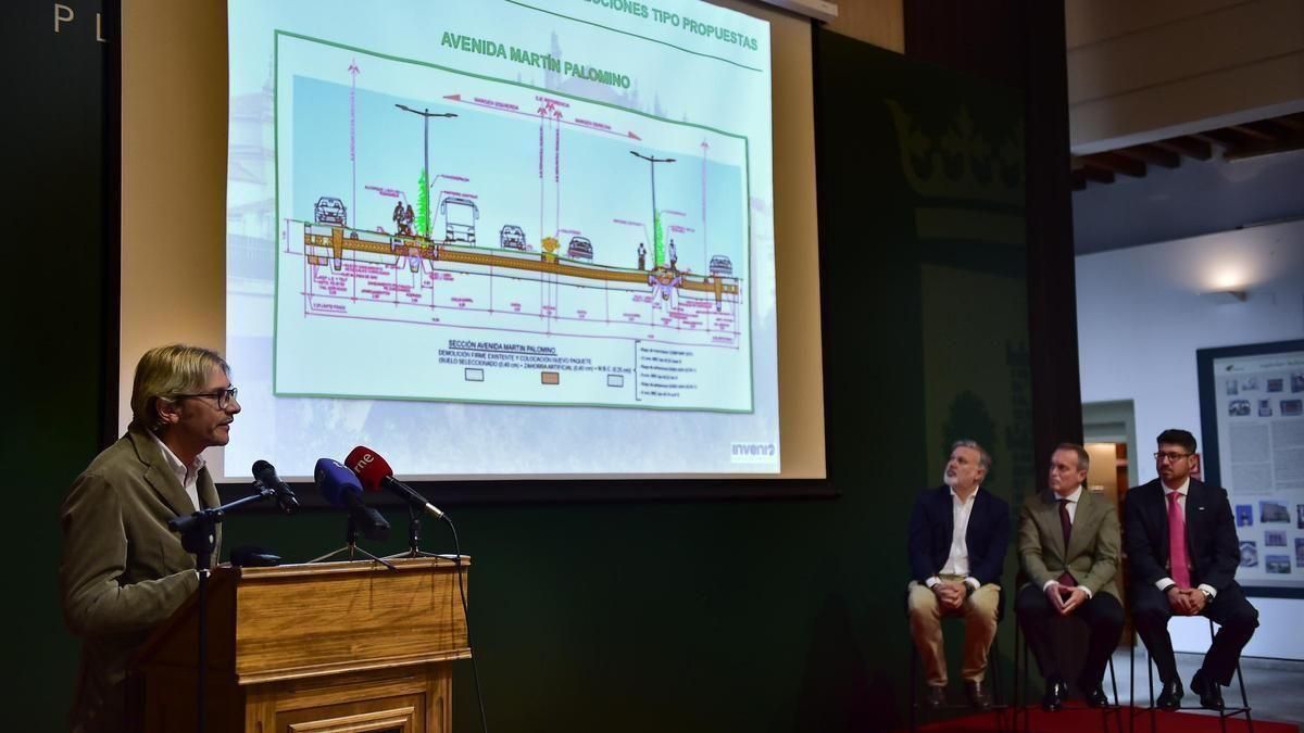 Presentación del proyecto de Martín Palomino en Plasencia, que rechazan los empresarios.