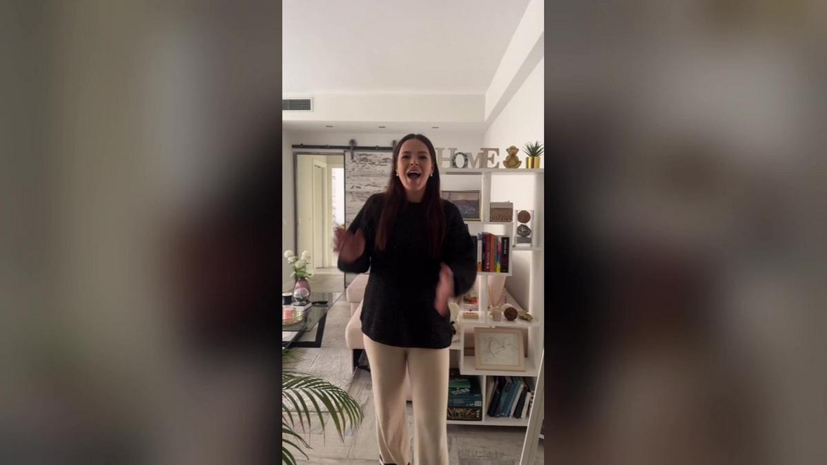 Imagen del vídeo publicado por Marta Peñate en su perfil de Instagram.