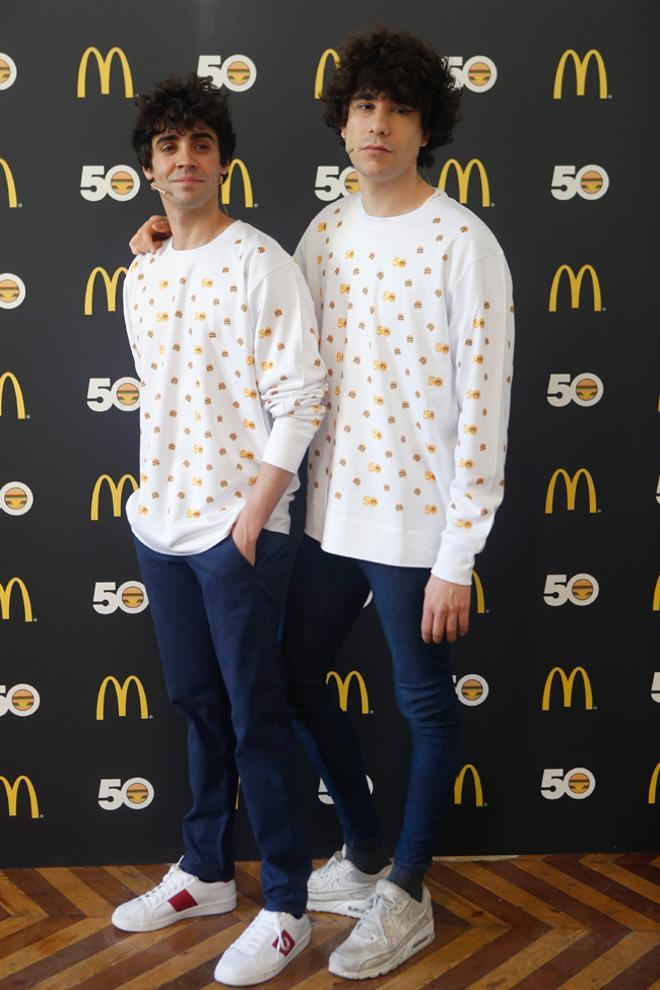 Javier Ambrossi y Javier Calvo (Los Javis), chicos Big Mac