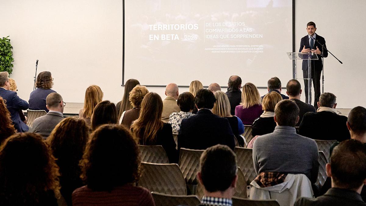 El alcalde Prieto, durante la apertura del congreso.