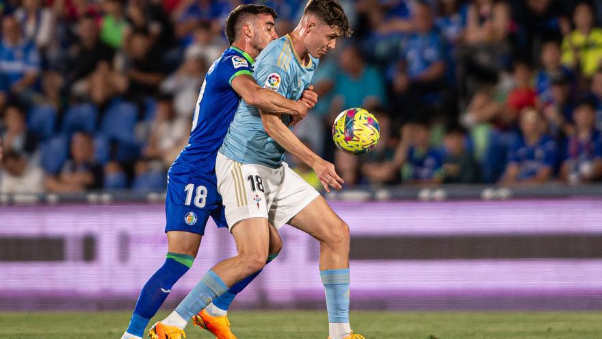 El Celta pierde la ‘batalla’ de Getafe