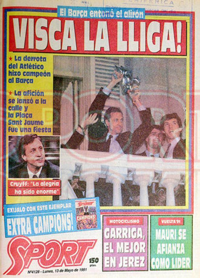 PORTADAS  SPORT BARÇA CAMPEÓN DE LIGA