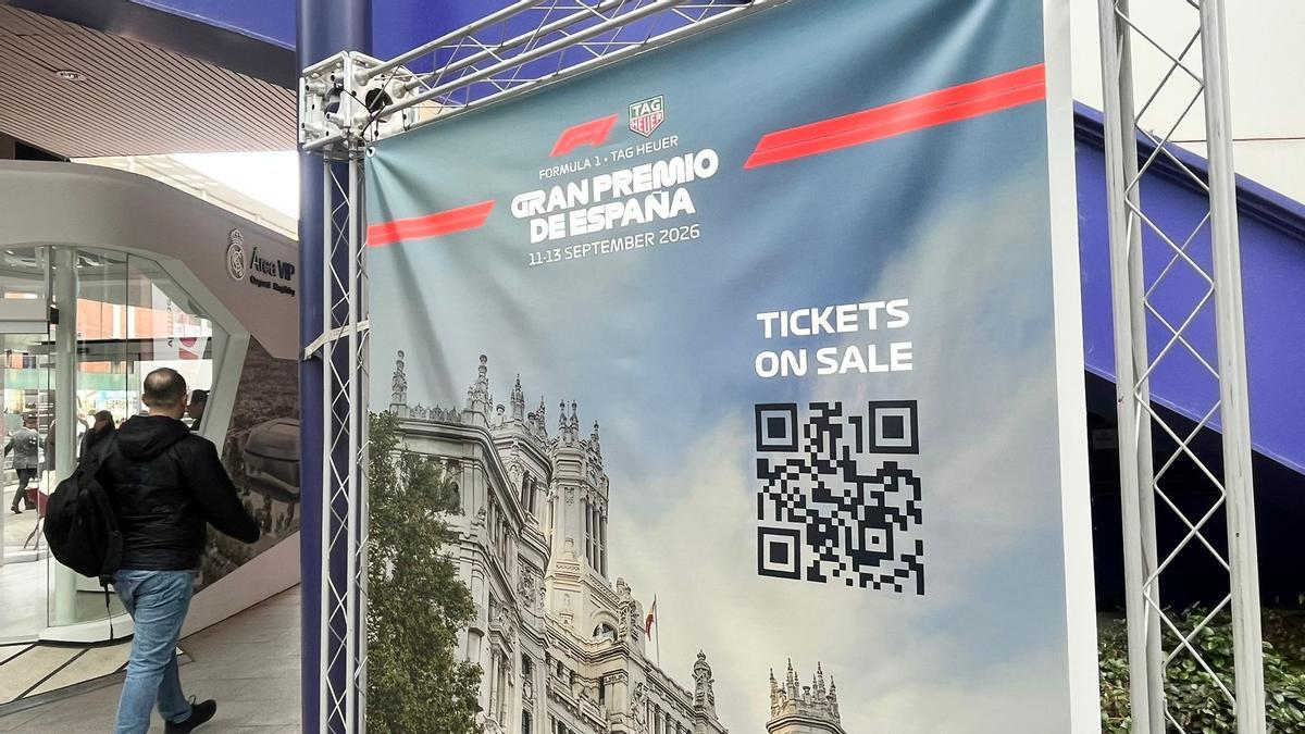 Activación para la compra de entradas para el GP de España en Fitur.