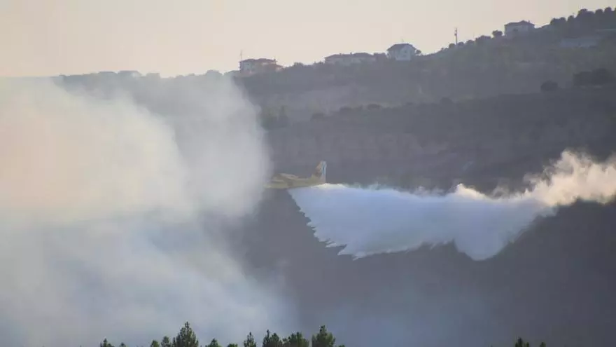 Bajo control el incendio de Portugal, que llegó a 1,9 kilómetros de la Raya