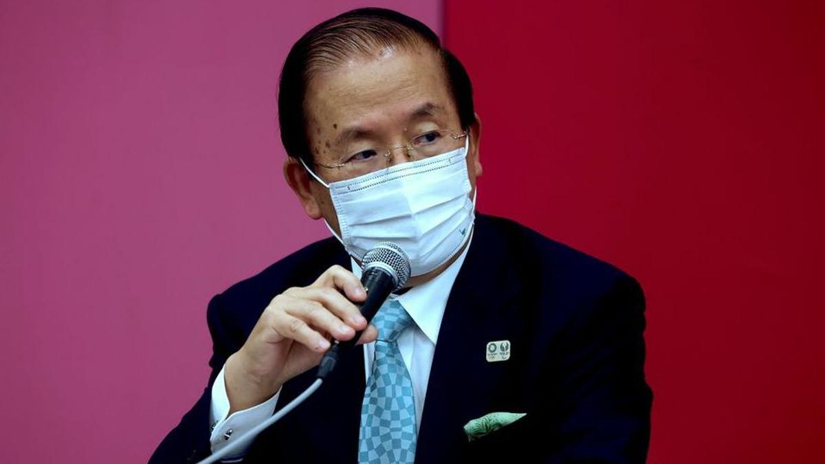 Tokyo 2020 CEO Toshiro Muto speaks during a press conference in Tokyo, Japan July 9, 2021. Behrouz Mehri/Pool via REUTERS