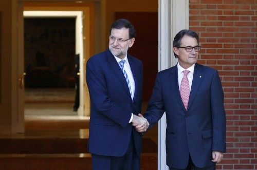 Mariano Rajoy y Artur Mas se han reunido en Moncloa