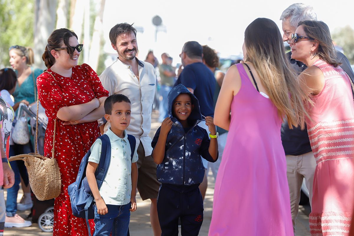 Emoción en la despedida de los niños Saharauis