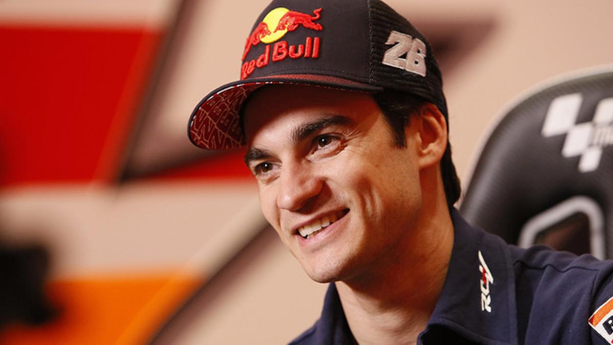 Dani Pedrosa, durante un acto de Honda-Repsol en Madrid, el pasado 18 de marzo