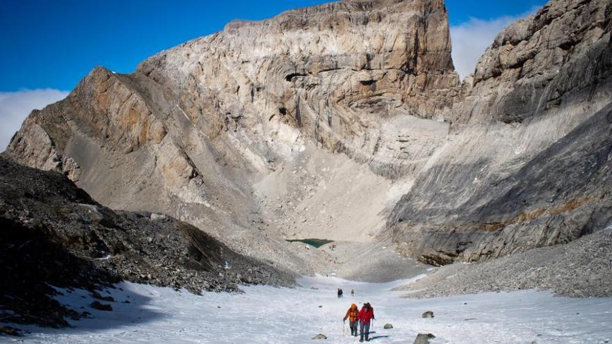 El glaciar de Monte Perdido podría desaparecer antes de 2050 por el cambio climático