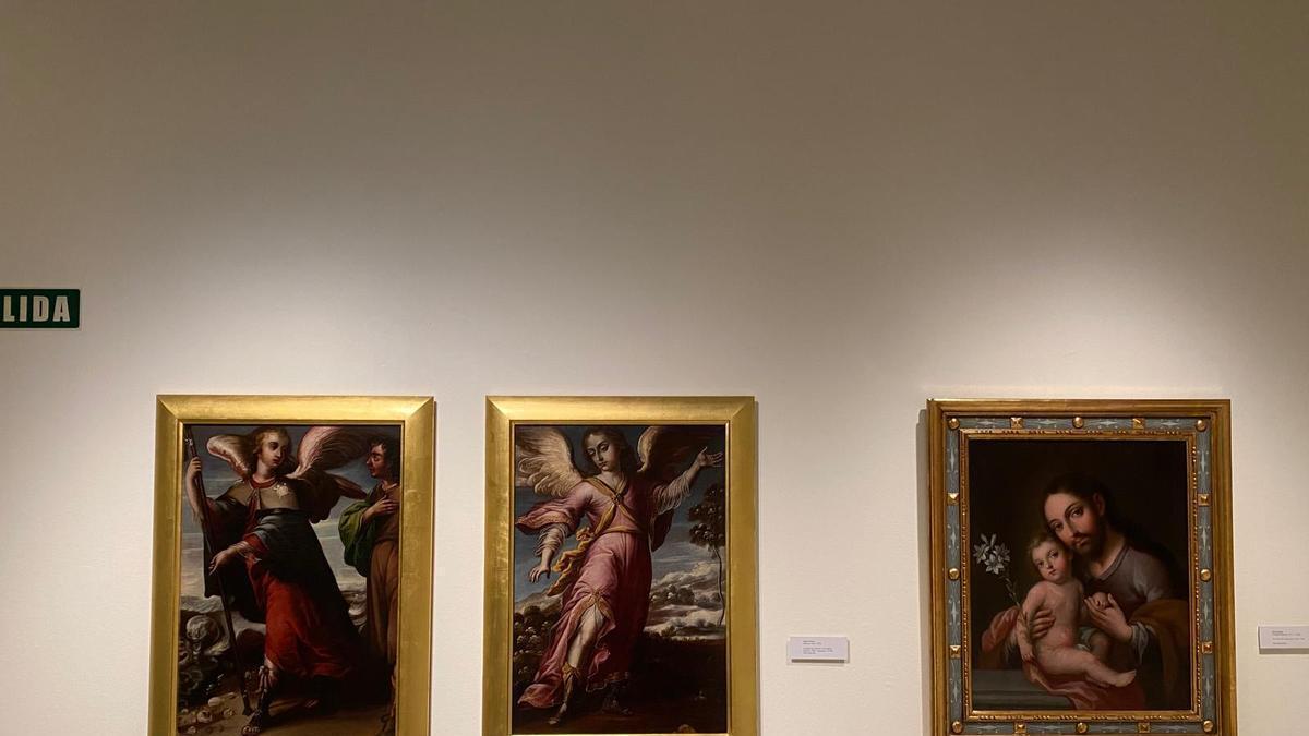 Las tres nuevas obras que se incorporan a la colección.