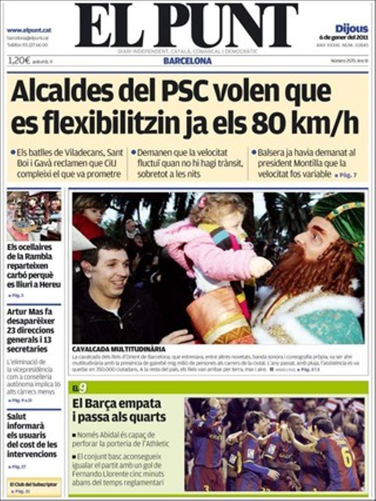 ’El Punt’ també dóna rellevància en pàgines interiors al fet que la Conselleria de Benestar farà plans específics en zones amb pobresa infantil.