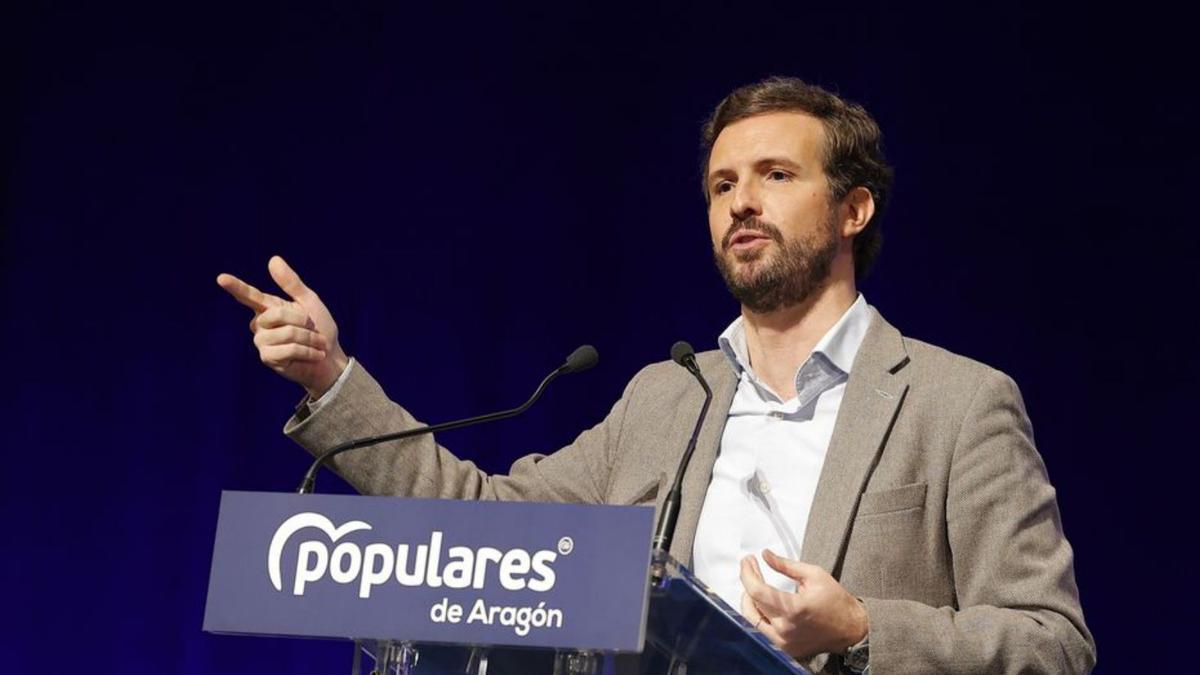 El president del Partit Popular, Pablo Casado. | EUROPA PRESS