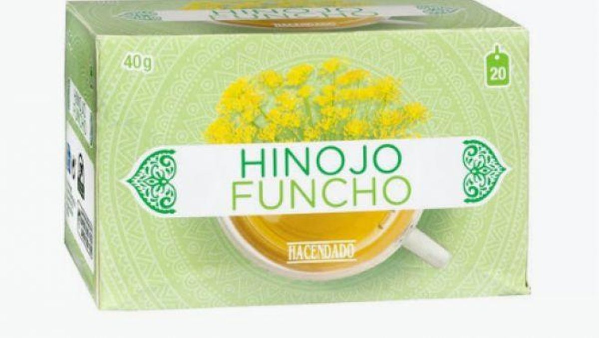 Infusión de Hinojo de Hacendado, a la venta en Mercadona