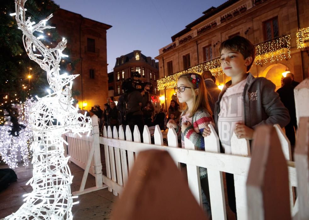 Luces de Navidad en Oviedo