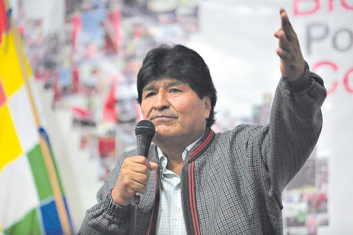 Imagen de archivo del expresidente de Bolivia Evo Morales.