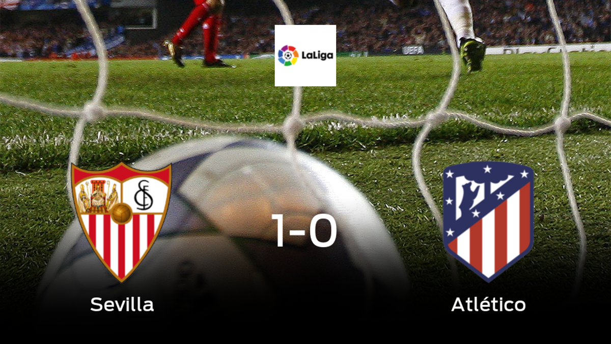 El Sevilla se hace fuerte en casa y consigue vencer al Atlético de Madrid (1-0)