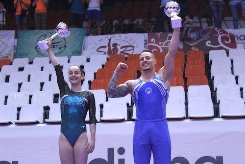El gimnasta alcoyano Néstor Abad revalida su título de campeón de España