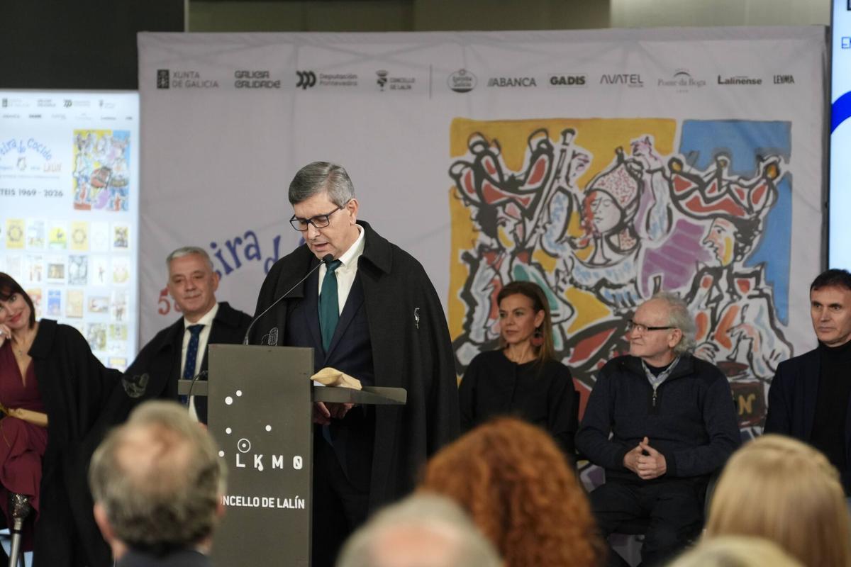 Ramiro Mejuto fue nombrado en febrero comendador de la Feira do Cocido de Lalín.