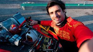 Carlos Sainz, con la cantera española del karting