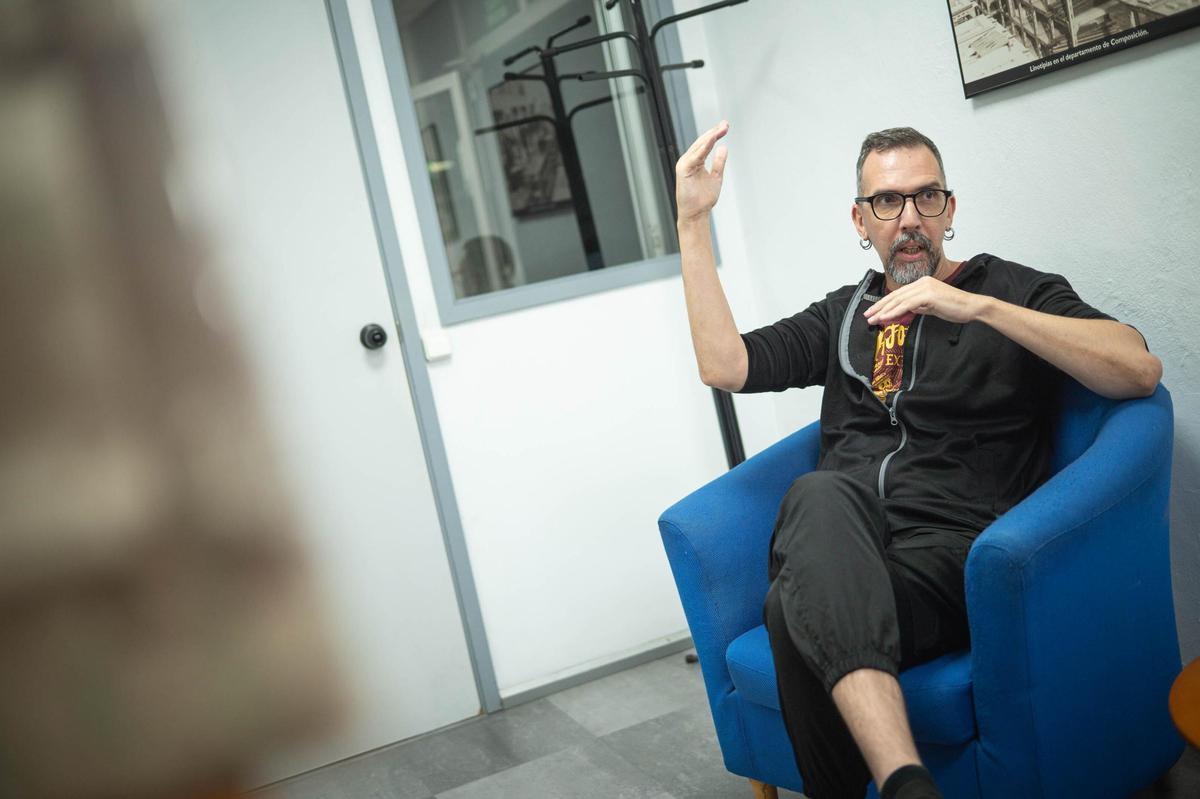 Ricardo Marichal durante la entrevista.