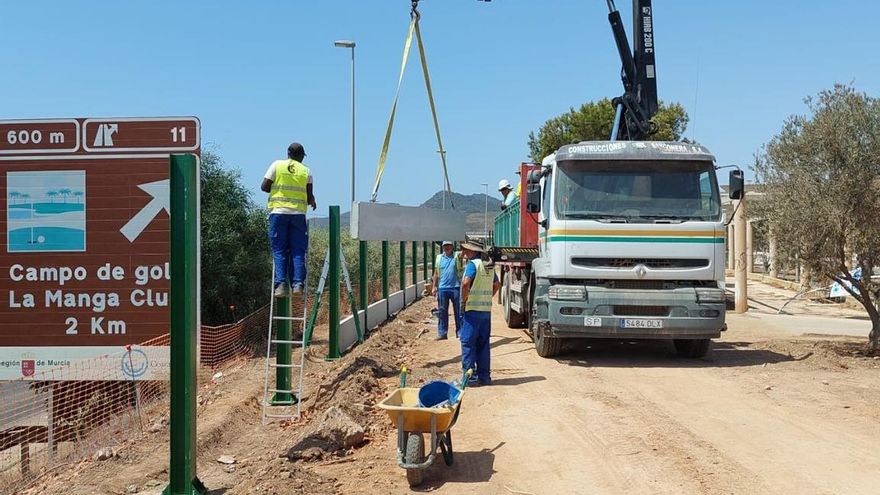 Instalan un sistema de protección acústica en La Manga