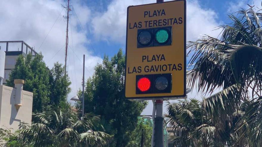 Santa Cruz de Tenerife volverá a habilitar los semáforos de ocupación de sus playas