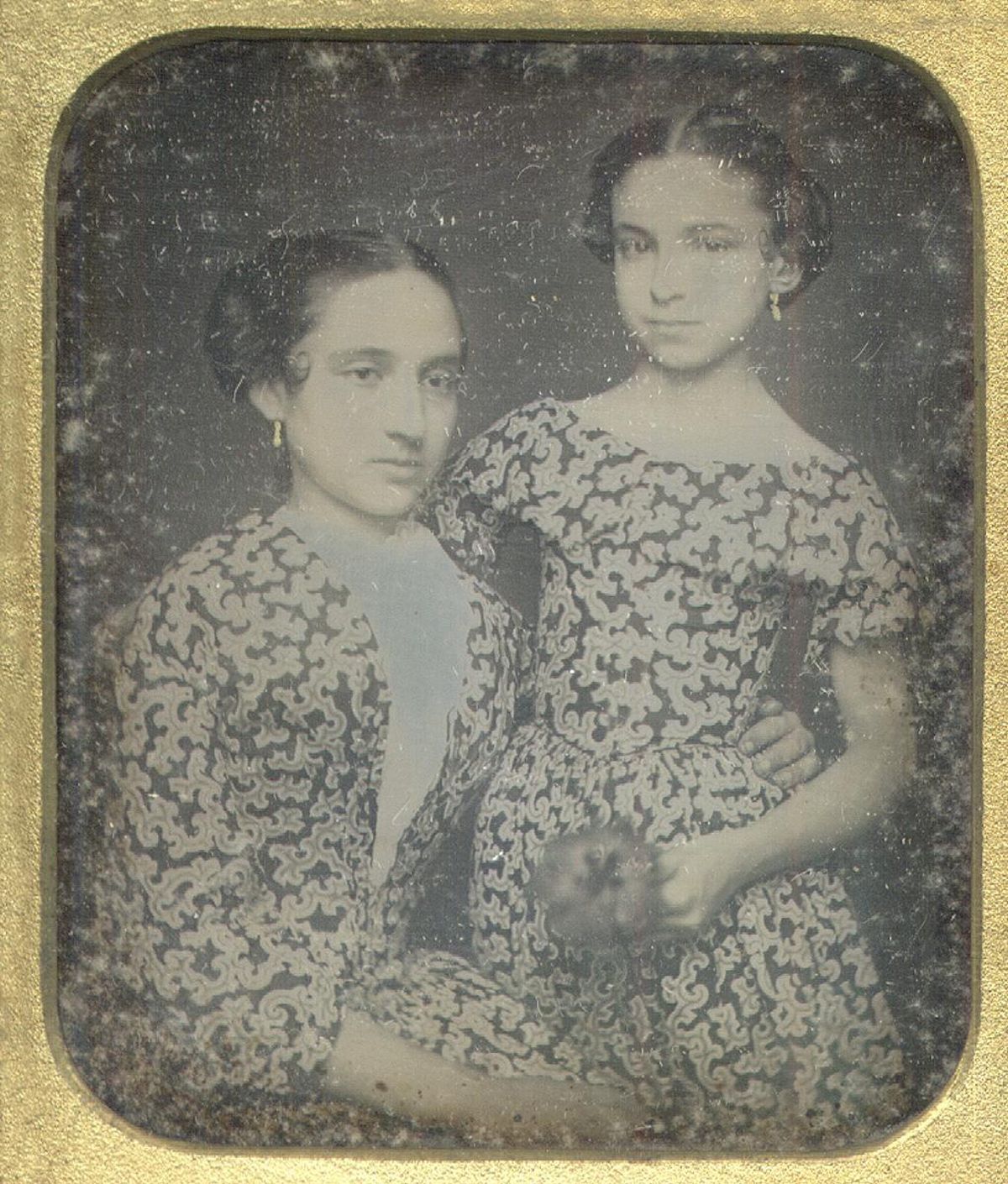 Daguerrotipo de una madre cordobesa y su hija