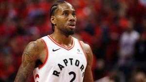 Kawhi Leonard, con la camiseta de los Raptors esta temporada