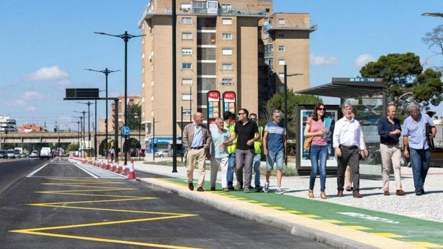 La remodelación parcial de la avenida de Cataluña puede acabar este mes